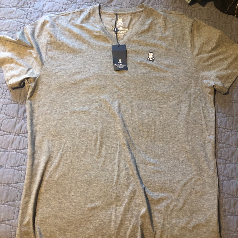NWT Psycho Bunny V Neck T-shirt
